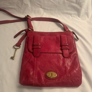 Fossil Crossbody Bag- Pink, Mid Size